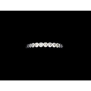 Pandora Sterling Silver Alluring Brilliant CZ Stackable Eternity Ring Sz 8